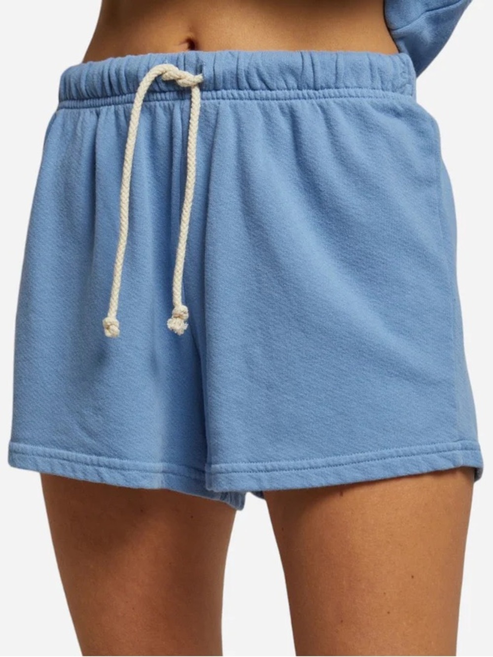 perfectwhitetee Layla French Terry Sweat Shorts
Light Blue Drawstring Medium